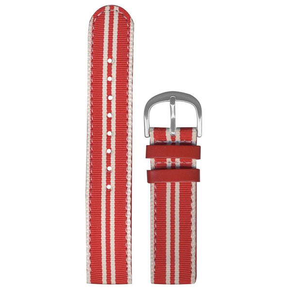 Red-White Stripe Strap